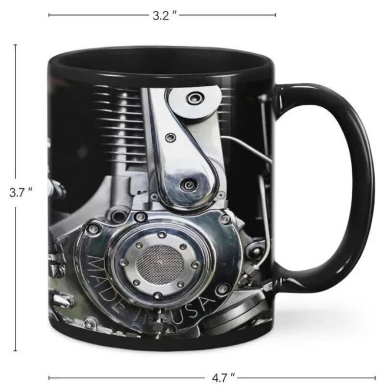 Modern Ceramic Coffee Mug – Handle, 350ml, Elegant Design