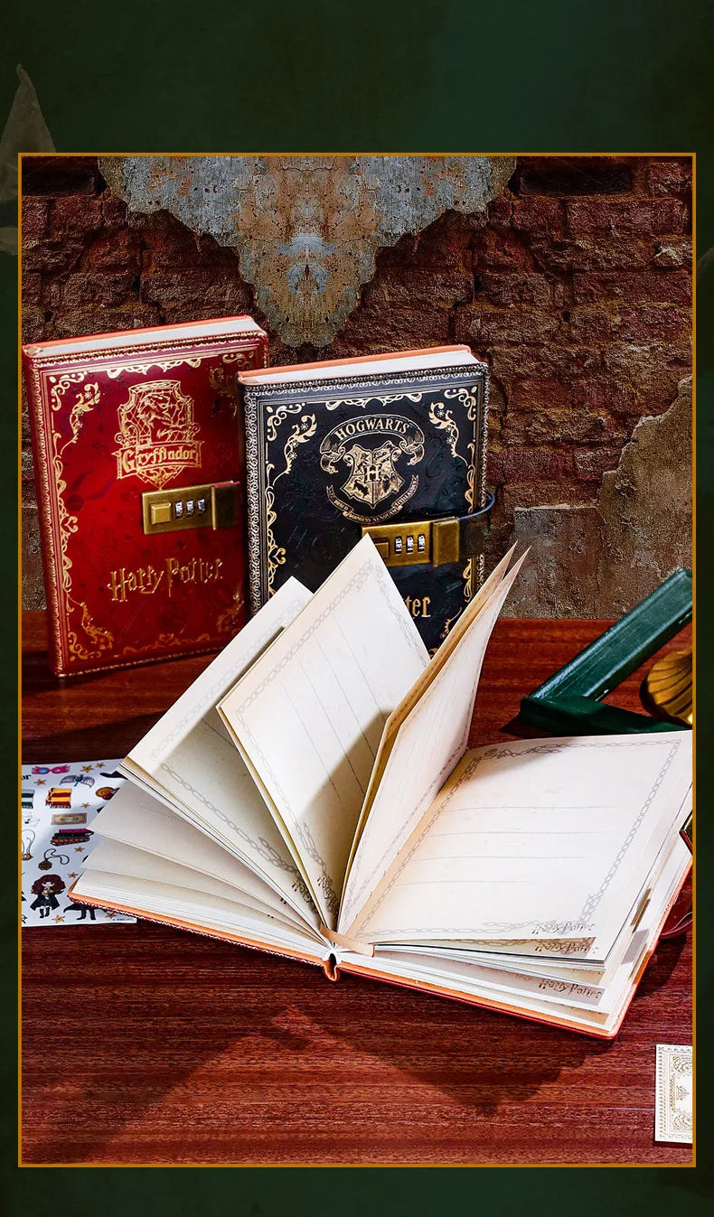 Harry Potter-Themed Notebook with Password Security for Fans and Collectors