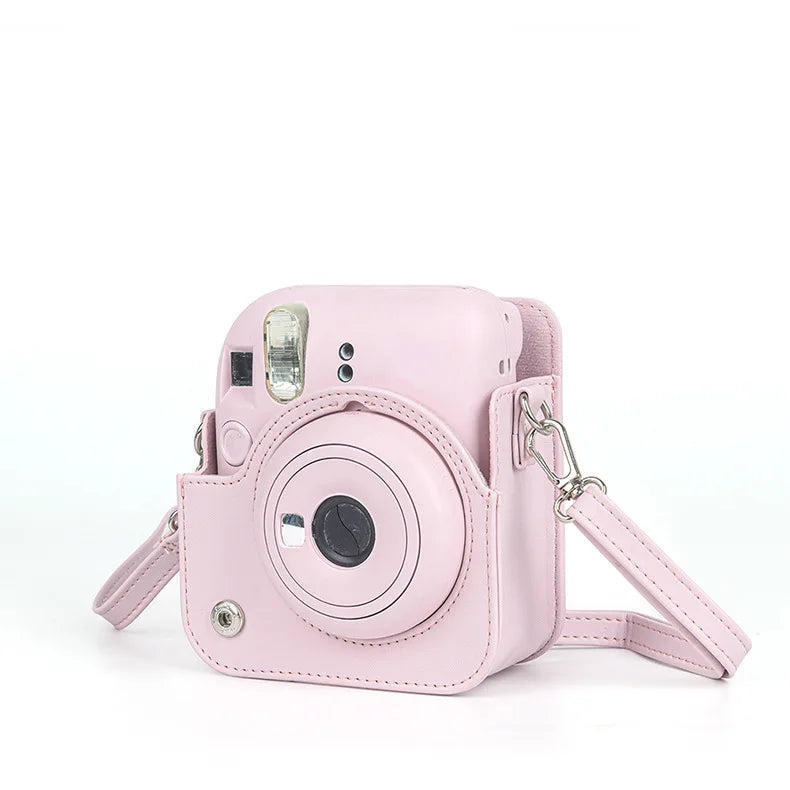 PU Leather Camera Bag for Instant Cameras – Stylish Handbag-Style Protective Case