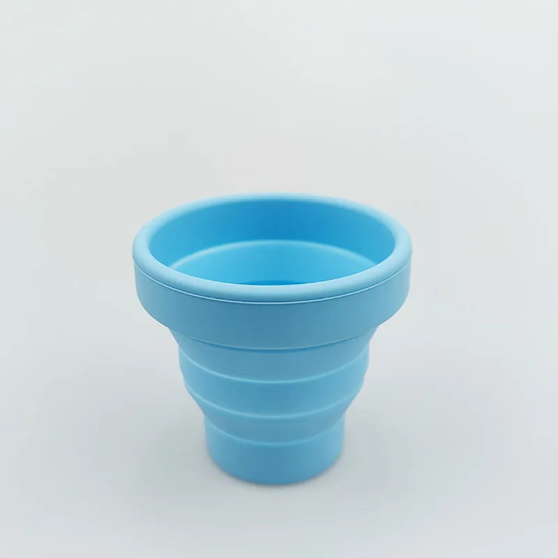 Folding Silicone Cup 200ML - BPA-Free Collapsible Travel Cup | Portable Outdoor Coffee Mug