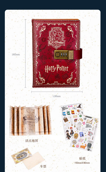 Harry Potter-Themed Notebook with Password Security for Fans and Collectors