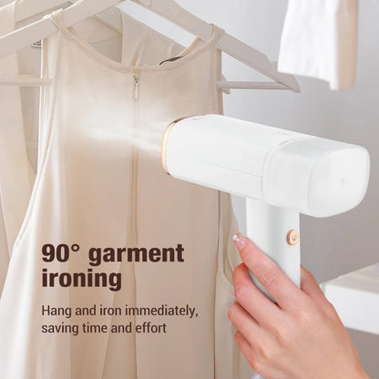 Foldable Handheld Garment Steamer 1000W, Portable Travel Clothes Iron, Wet and Dry Steam Iron with 130ml Water Tank