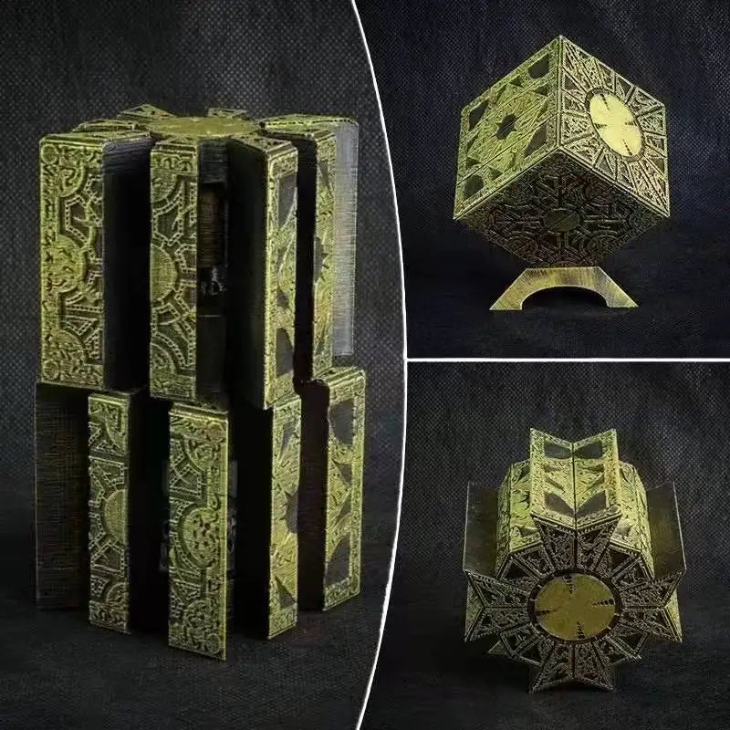 1 Hellraiser Puzzle Box Replica – Intricate Design with Hidden Compartment