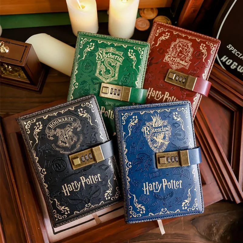 Harry Potter-Themed Notebook with Password Security for Fans and Collectors