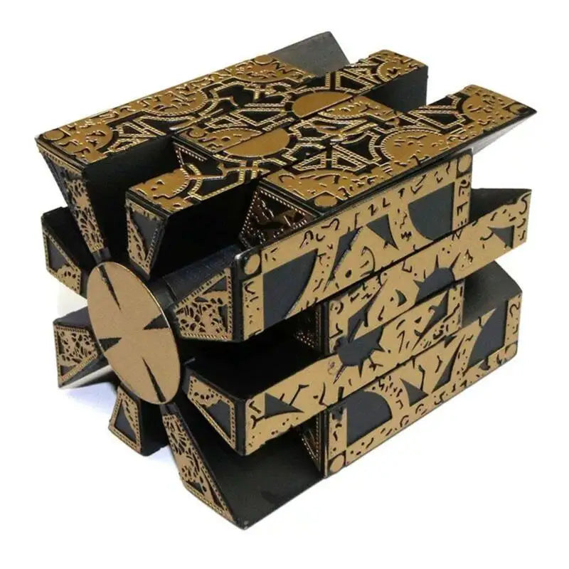 1 Hellraiser Puzzle Box Replica – Intricate Design with Hidden Compartment