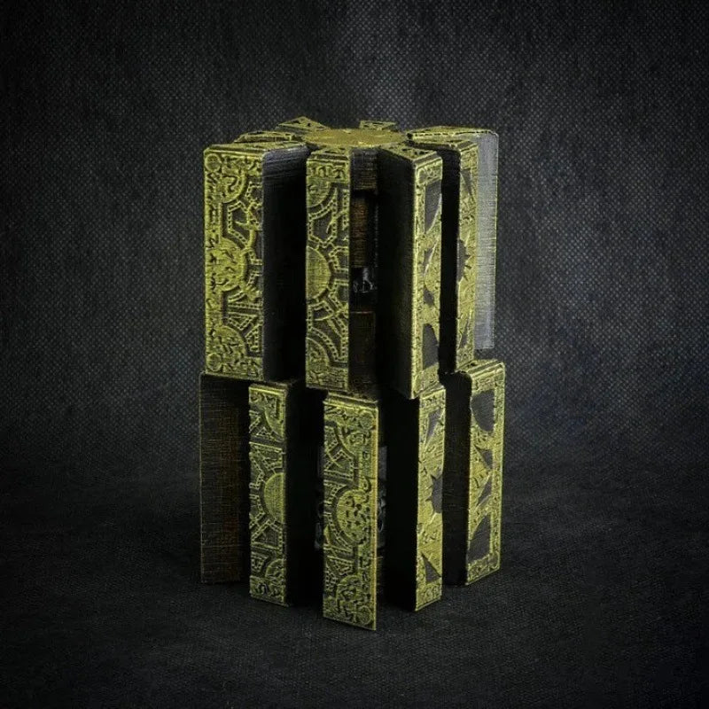 1 Hellraiser Puzzle Box Replica – Intricate Design with Hidden Compartment