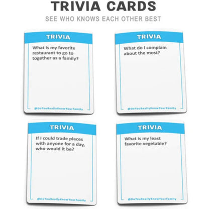 Family Card Game - Fun Trivia & Challenges for Kids, Teens, and Adults - Perfect for Game Night