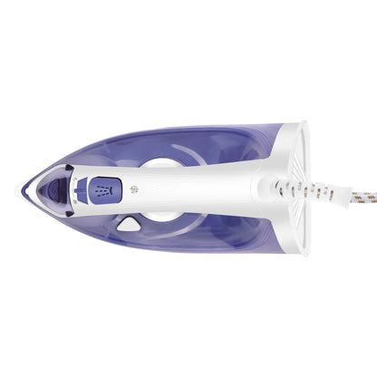 2400W Steam Iron with Adjustable Temperature, Non-Stick Soleplate, 350ml Water Tank, and Spray Function