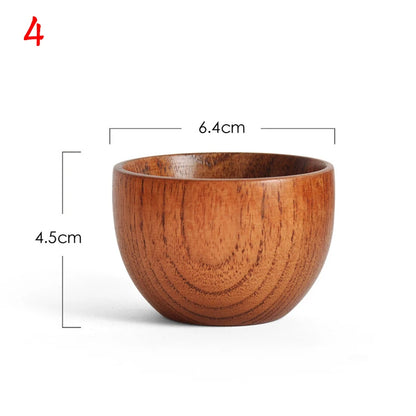 Handmade Wooden Big Belly Cup