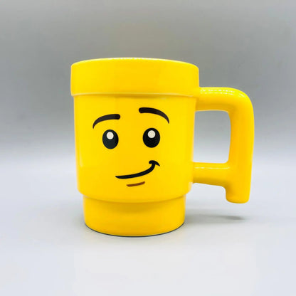 Cute Cartoon Ceramic Mug - 250ML Coffee & Tea Cup | Fun Expression Design for Kids, Couples & Family