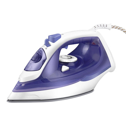 2400W Steam Iron with Adjustable Temperature, Non-Stick Soleplate, 350ml Water Tank, and Spray Function