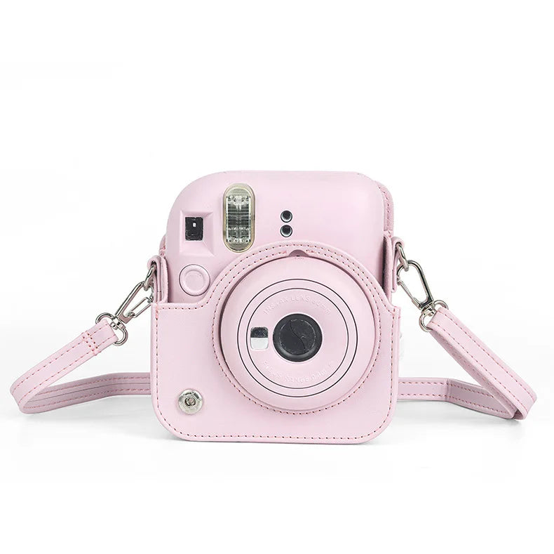 PU Leather Camera Bag for Instant Cameras – Stylish Handbag-Style Protective Case