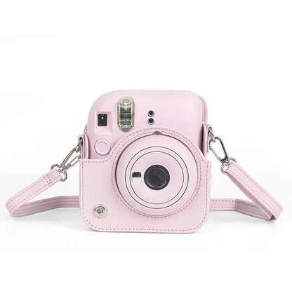 PU Leather Camera Bag for Instant Cameras – Stylish Handbag-Style Protective Case