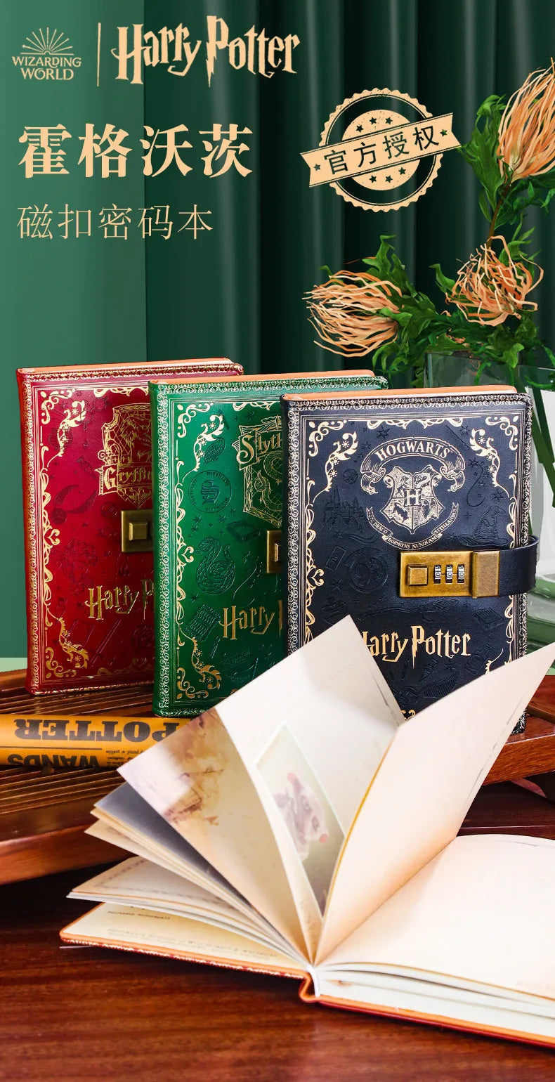 Harry Potter-Themed Notebook with Password Security for Fans and Collectors