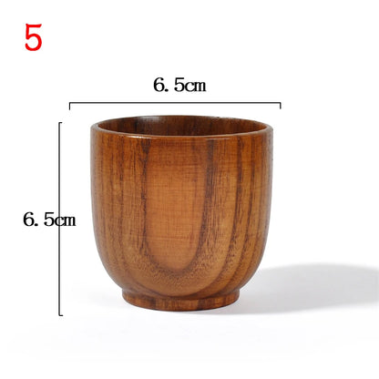 Handmade Wooden Big Belly Cup