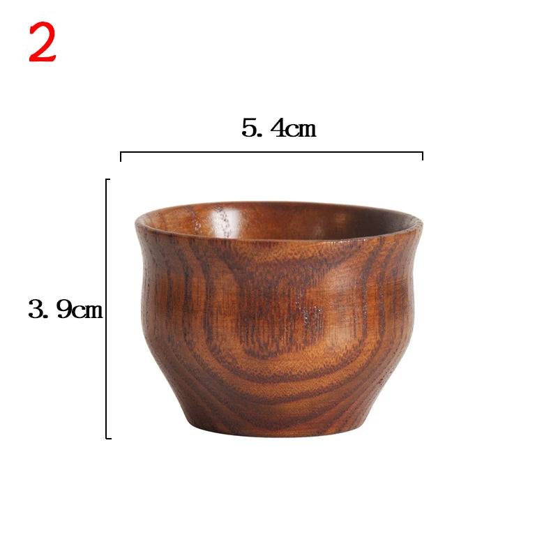 Handmade Wooden Big Belly Cup