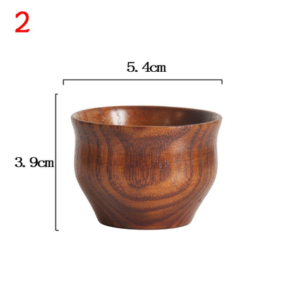 Handmade Wooden Big Belly Cup