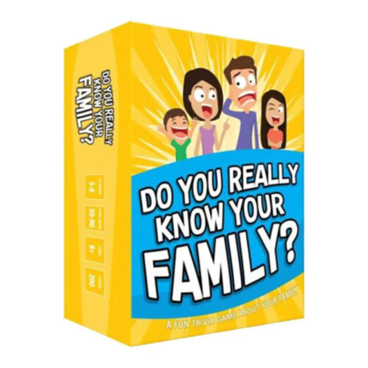 Family Card Game - Fun Trivia & Challenges for Kids, Teens, and Adults - Perfect for Game Night