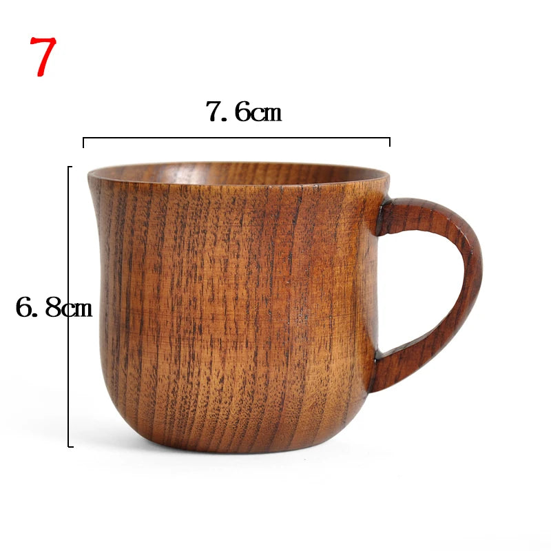 Handmade Wooden Big Belly Cup