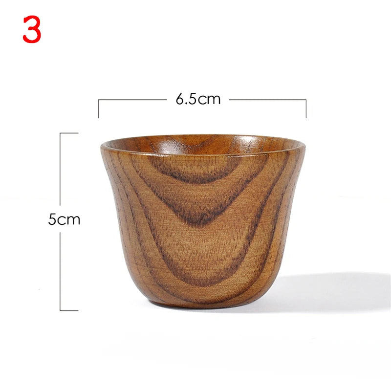 Handmade Wooden Big Belly Cup