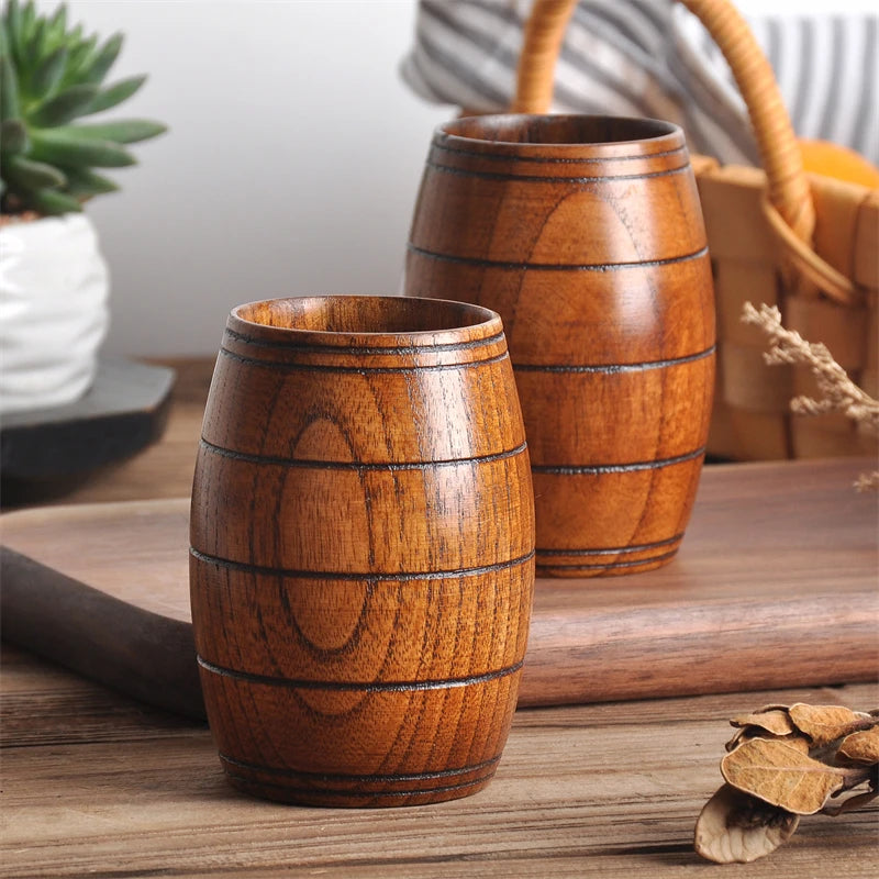 Handmade Wooden Big Belly Cup