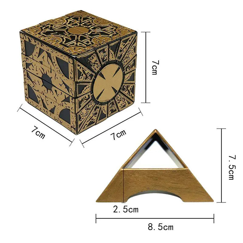 1 Hellraiser Puzzle Box Replica – Intricate Design with Hidden Compartment