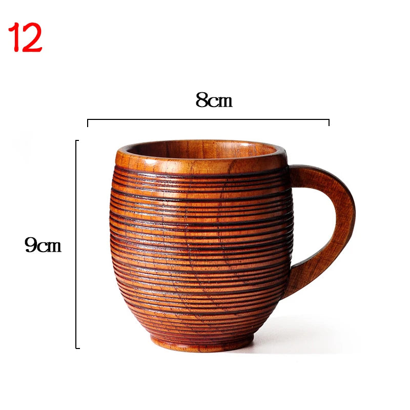 Handmade Wooden Big Belly Cup