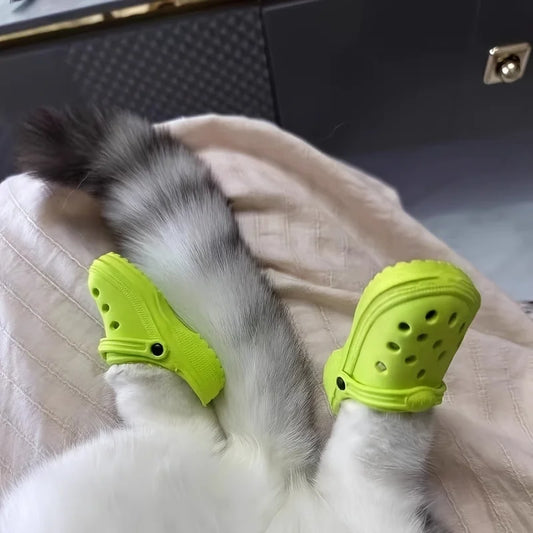 Durable Rubber Cat Shoes for Pets, All-Season Protection