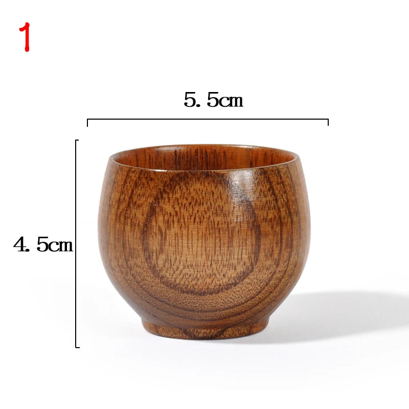 Handmade Wooden Big Belly Cup