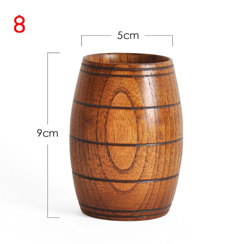 Handmade Wooden Big Belly Cup