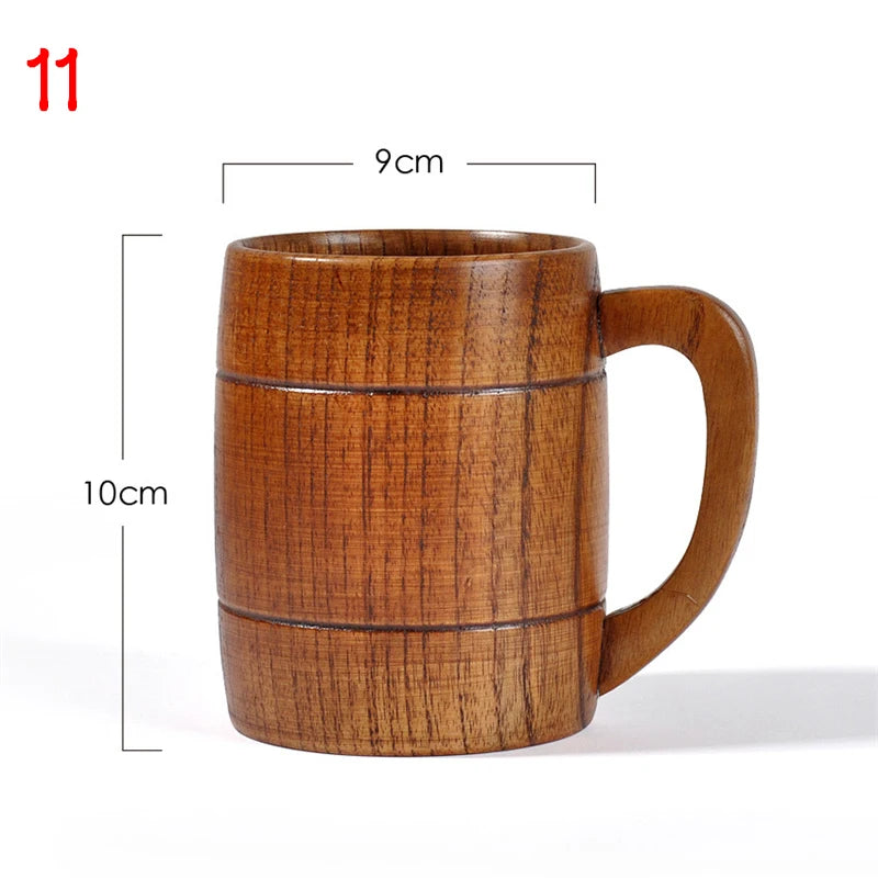 Handmade Wooden Big Belly Cup