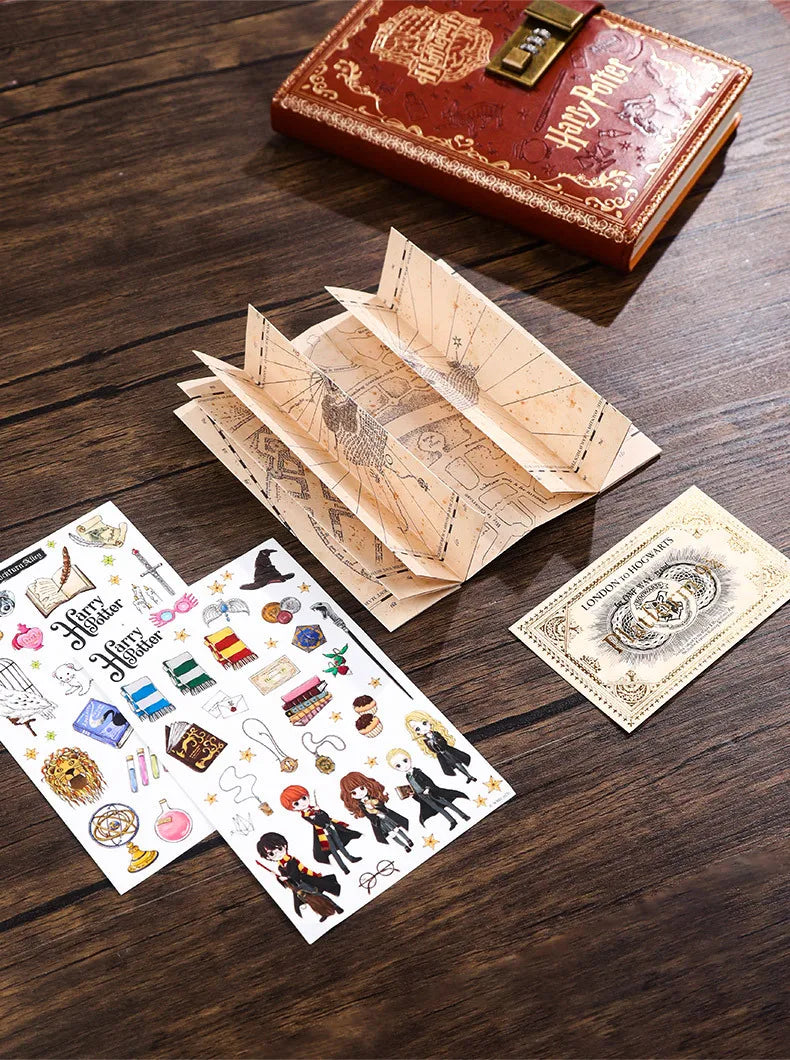 Harry Potter-Themed Notebook with Password Security for Fans and Collectors